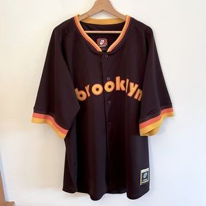 Brooklyn xpress “Brooklyn” vintage button up jersey